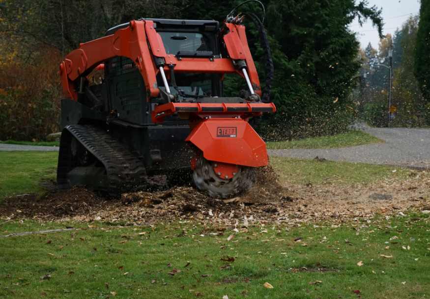 Skid Steer Stump Grinder