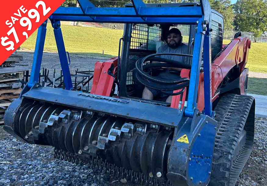 HSM60 Promac Skid Steer Forestry Mulcher