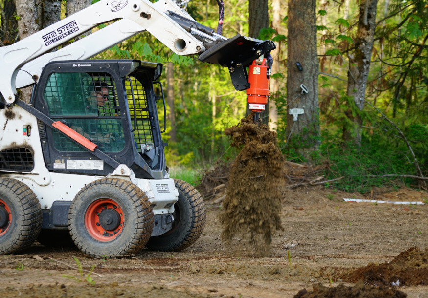 Skid Steer Auger Attachments