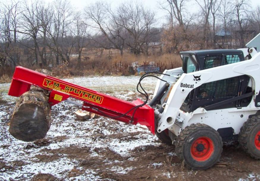 TM Pro Skid Steer Log Splitter