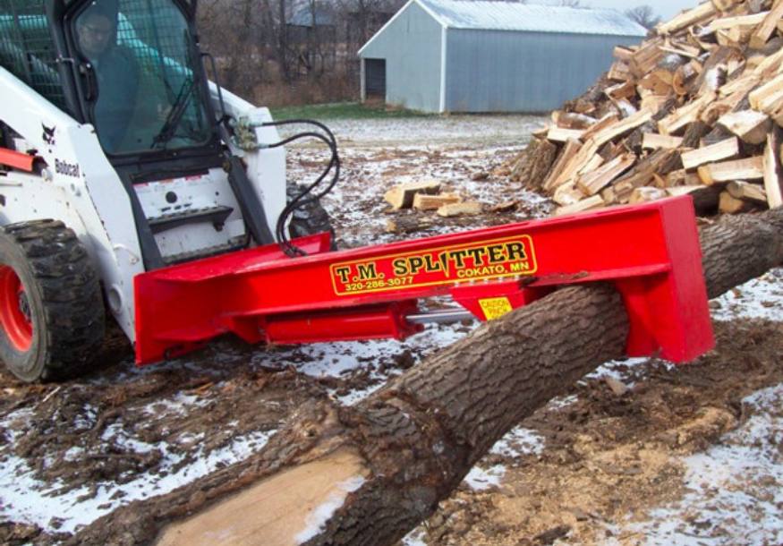 TM Pro Skid Steer Log Splitter